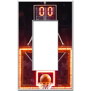 Basketball Shot Clock Buzzer Beater - Glow Covers Wall Art Plate - Delight in the Light and See in the Dark