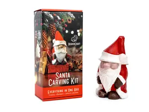 Santa Carving Kit – Complete Starter Whittling Kit for Beginners – DIY06