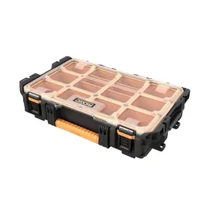 Gen 2.0 Pro Gear Stackable Organizer – Heavy-Duty 10-Compartment Storage Box with Removable Bins & Weather Protection
