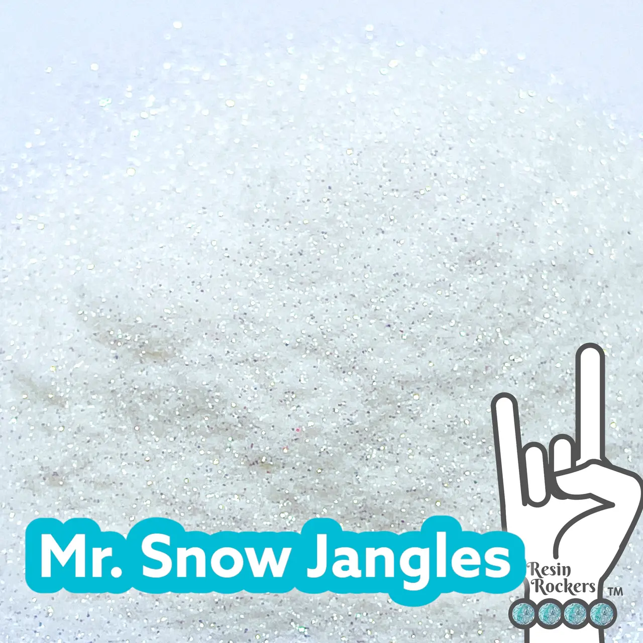 Mr. Snow Jangles White Iridescent Microfine Glitter