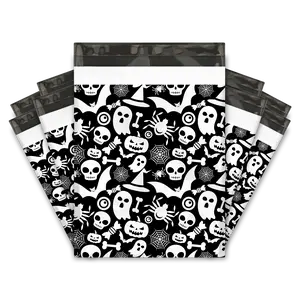 10x13 Halloween Designer Poly Mailers Shipping Envelopes Premium Printed Bags