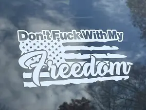 My Freedom Vinyl Decal - 2 PACK SPECIAL - FAST SHIPPING