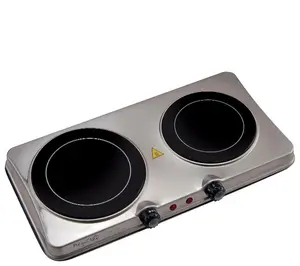 Garden 14 inch Rolling Plant Stand - MeegaCheff Portable Dual Vitro-Ceramic Infrared Cooktop