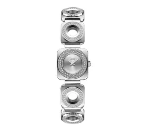 JBW Women's Chasm Stainless Steel Crystal Open Link Watch