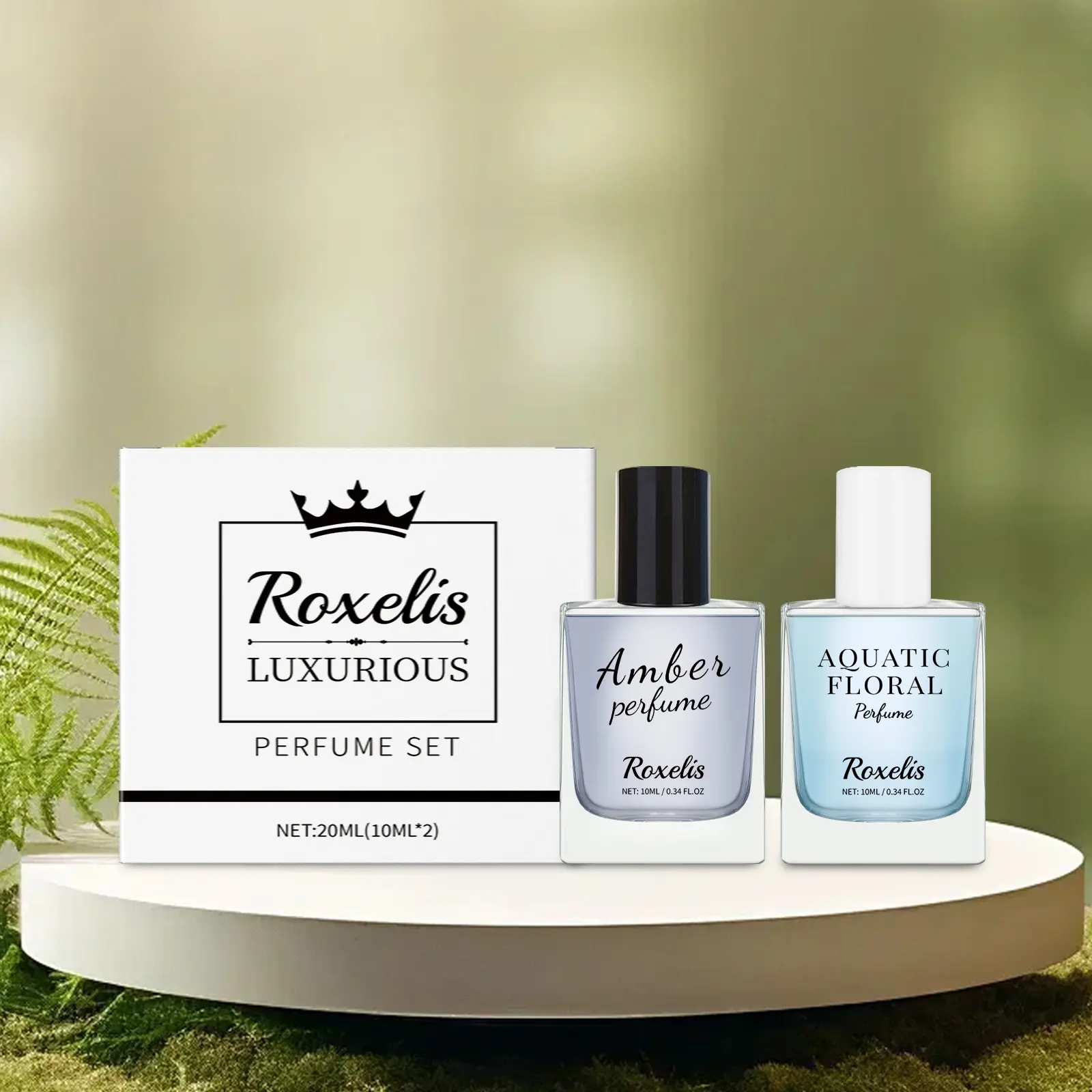 ROXELIS Luxurious Eau de Toilette Set - Elegant Perfume Gift Box with Perfume Bottle and Scent Box