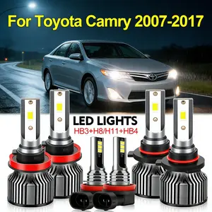 Ultimate 6-Pack LED 9005&9006&H11 Headlight Upgrade Kit - Aviation Grade Ultra Bright, Built-in Cooling Fan, Easy Install