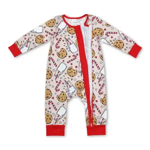 Christmas cookies Print Long Sleeve OnePieces