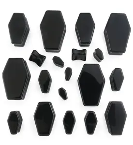 Obsidian Stone Coffin Plugs