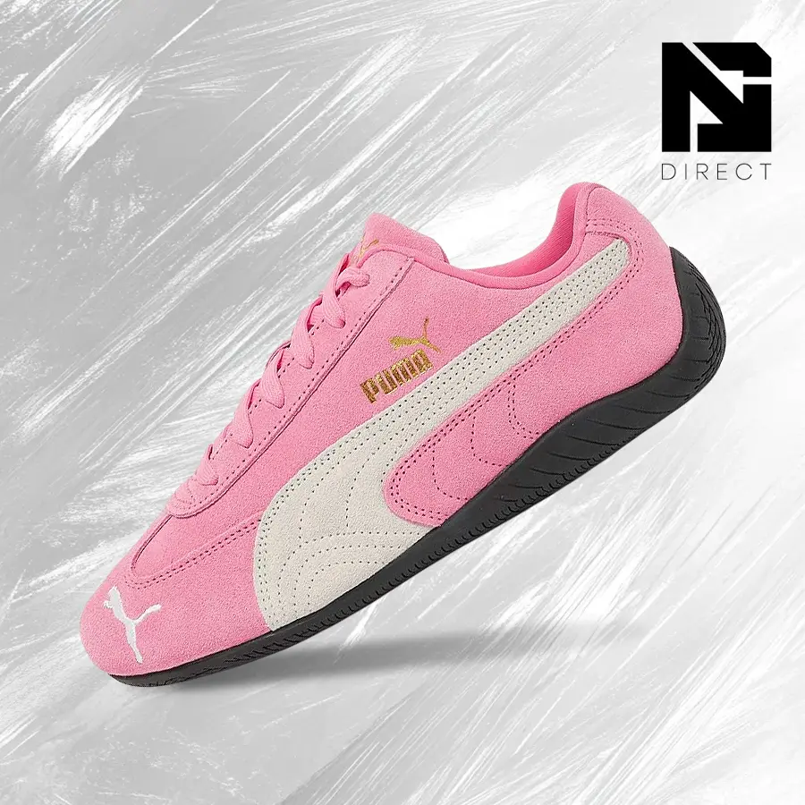puma Speedcat OG Pink White (GS) – Big Kids Lifestyle Sneakers – shoes for youth/women-Vintage-Autumn & Winter-Inspired Running Shoes, Shock-Absorbing Comfort, Gym to Streetwear Casual Wear - back to school-401698 05