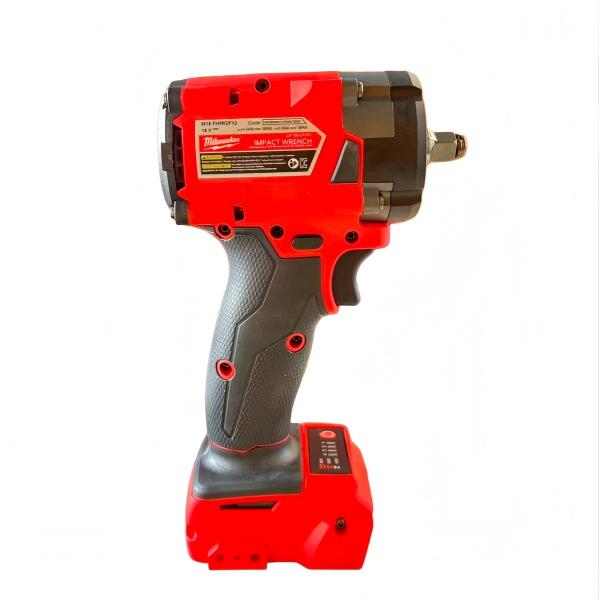 Milwaukee M18 3/8" Compact Impact Wrench, 300 Nm Max Torque, Dual-Speed Range 0-1,700 / 0-2,100 RPM, 4-Mode Drive Control, For Automotive Repair And General Fastening
