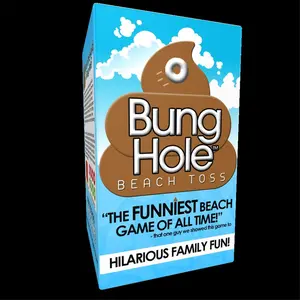 Club Clean  Bung Hole Beach Toss - The Funniest Beach Game Ever, Cornhole Toss, Flush Setup
