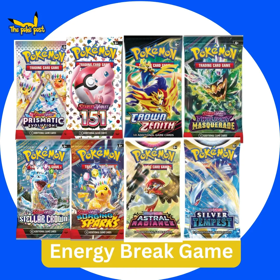 Live Energy Break Game - 8 spots - 32 packs - Pokemon