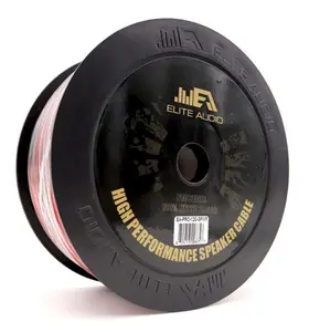 Elite Audio EA-PRO-8G-PWR(FS) 100% OFC Tinned Copper 12 Gauge Speaker Wire 200ft | True Gauge | Elite Audio Cable