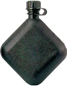 Black - Genuine GI 2 Quart Bladder Canteen - USA Made