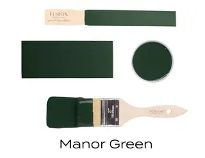 Fusion Mineral Paint + Color: Manor Green + Acrylic Resin Paint + Built in Top Coat
