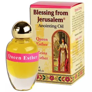 Queen Esther Anointing Oil – Blessing from Jerusalem Made in Israel ‘For a Time Such as This’ – 12 ml / 0.4 Oz