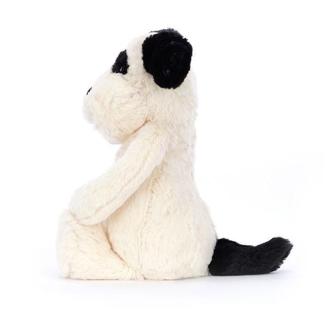 Jellycat Bashful Black & Cream Puppy Plush – Authentic, Super Soft | Perfect Gift Idea