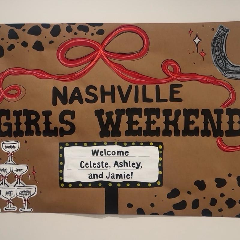 Cherub Paper Co. Hand-painted Custom Kraft Banner for Any Occassion Premium Paper Sentimental Gifting Home Studio Etsy Shop - Personalized Painting Gift for Special Moments