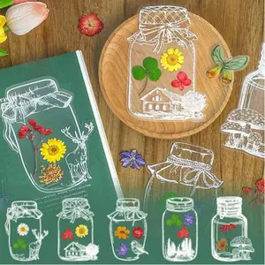 40Pcs DIY Pressed Flower Bookmark Kit - Floral Craft Set For Kids & Adults, Create Your Own Botanical Bookmarks & Decor