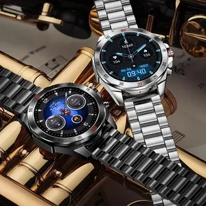 New NX1pro smart watch, luxury, all-metal business smart watch, HD large screen, waterproof, can receive and call information, health monitoring, sports mode, Bluetooth music playback, sleep monitoring, Father's Day gift for men