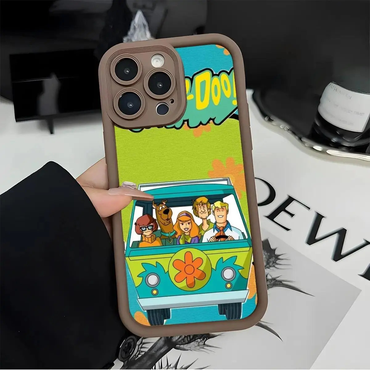 Y-Sc00by-D00 collage phone case,Scooby-Doo and the gang in your pocket! Having good protective properties,for iPhone 16 15 14 13 12 11 17Pro Max,for Samsung S25 S24 S23 S22 Ultra,Protective Cover