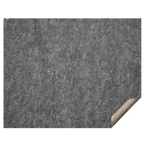 VEVOR - Slip-Resistant Rug Pad - Protective Cushioning Carpet Pad - 8' x 10' - 1/4"Thick - Dual Surface - Polyester Felt + Latex - Gray - 7-8㎡ Area Carpet Padding Rug Cushion Safe for All Floors