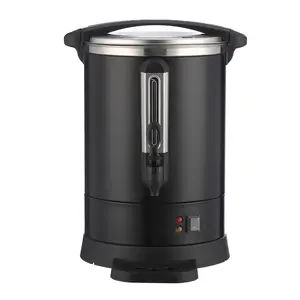 【GARVEE】Commercial Coffee Urn 120-Cup 18L - Stainless Steel Electric Hot Water Dispenser with Fast Brew & Double Wall Insulation for Large Events, Catering, Church Gatherings - Easy Clean Commercial Urn