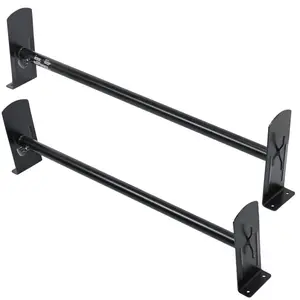 VEVOR Van Roof Ladder Rack, 2 Bars Alloy Steel Roof Racks, 500 LBS Capacity Roof Rack, Adjustable Length 35.8-52.4, Van Ladder Rack Compatible with Chevrolet Express, GMC Savana, etc, Drilling Mount