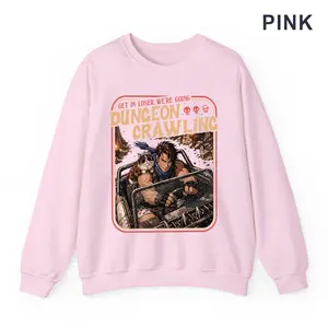 Dungeon Crawling T-Shirt – Funny Gamer Fantasy Sweater.