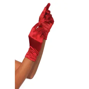 Satin Wrist Length Gloves