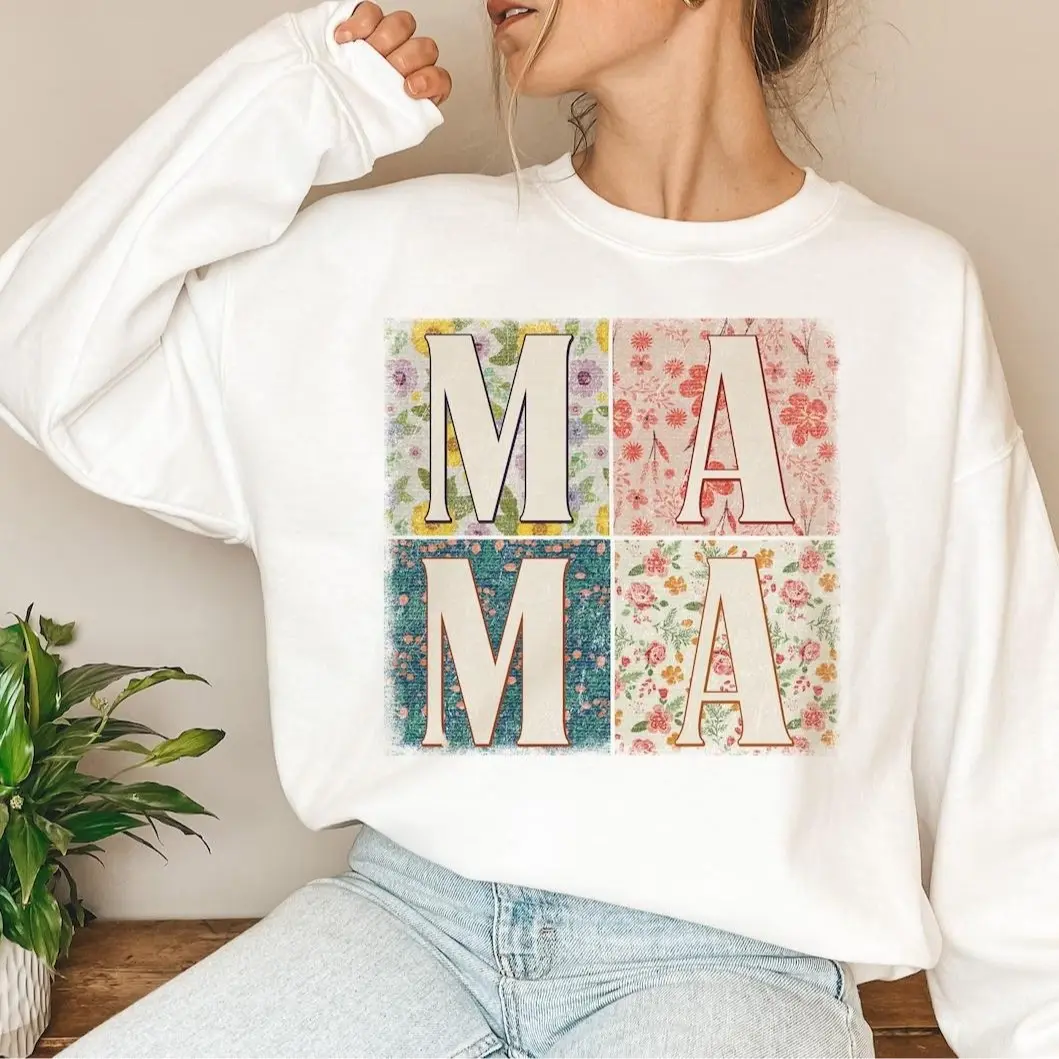 Retro Boho Mama Sweater, Boho mama sublimation Sweater, Mama Sweatshirt, Mother's Day Gift, Mama Boho Sweatshirt, Boho Sweatshirt for mama, Boho Mom Sweatshirt, Sweater For Mom