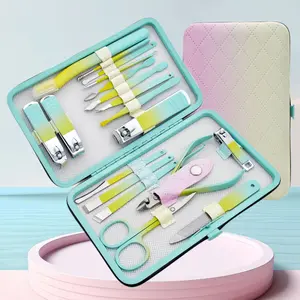 LMMAKE Nail Clippers Set 18pcs Professional Stainless Steel Manicure Pedicure Kit With Travel Case Durable All In One Nail Care Tools For Precise Grooming Ideal For Travel Home Or Salon Use By Men Women And The Entire Family