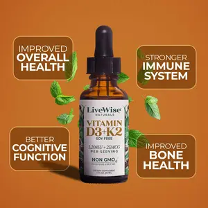 Vegan D3+K2 Drops – 3 Bottle Bundle for Bone, Heart & Immune Support