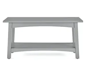 Alaterre Furniture Craftsbury Entryway Bench with Shelf