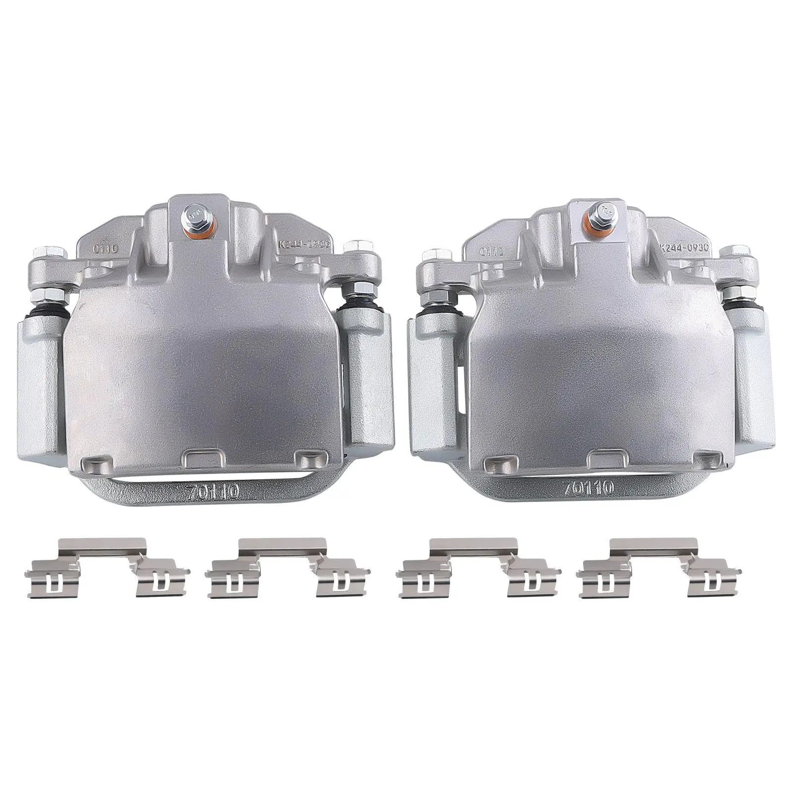MAXPEEDINGRODS Rear Left-Right Steel Brake Calipers Dual Set, Easy-Install Braking Assembly Tool for Chevy Tahoe 2007-2020, GMC Sierra, Cadillac Models (SLB2086/SLB2087)