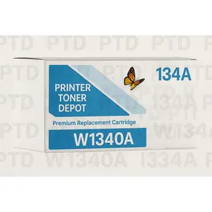 Compatible Replacement for HP W1340A (HP 134A) Black Toner Cartridge (1100 Page Yield)