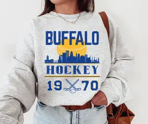 Vintage Style Buffalo Hockey shirt Retro Buffalo Hockey shirt Buffalo NY shirt Cute Buffalo Retro Shirt Buffalo Fan Gear