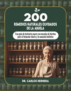 200 remedios naturales olvidados de la abuela: Una guía de boticario casero con mezclas de hierbas para el bienestar diario y la sanación holística (Spanish Edition)