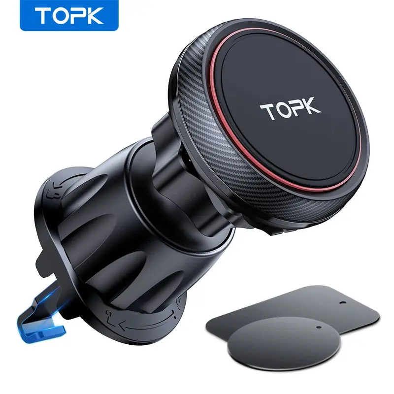 Universal Car Phone Mount | 360° Dashboard Windshield & Vent Holder | Strong Suction Compatible with iPhone Android Samsung