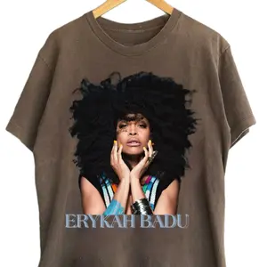 90s Erykah Badu Shirt Unisex, Erykah Badu Tour Hip Hop Rap Tee, Retro Concert Graphic Tee, Gift for Fans