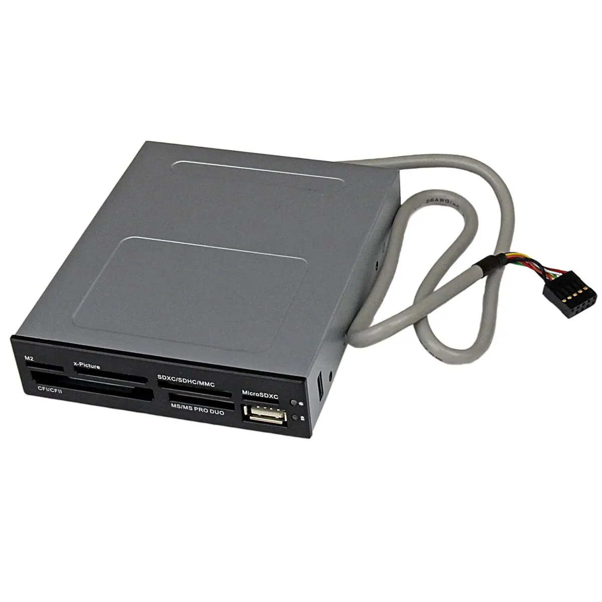 StarTech 3.5" Front Bay Internal Multi-Format Memory Reader, 22-in-1 USB 2.0 Multi Media Card Reader