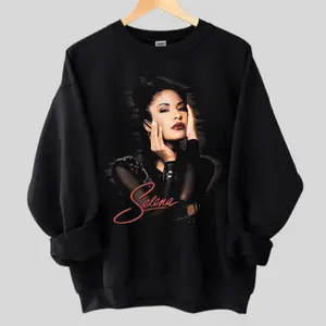 Selena Pérez Graphic T-Shirt, vintage 90s Latin music tee, fan gift shirt, retro cotton top for music lovers and collectors.