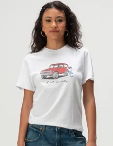RIOT SOCIETY x Peanuts Snoopy Truck Womens Tee