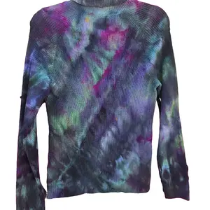 One of a kind size large turtle unique tie dye pattern regular fit casual wear Turtleneck Alternative Top Soft Original