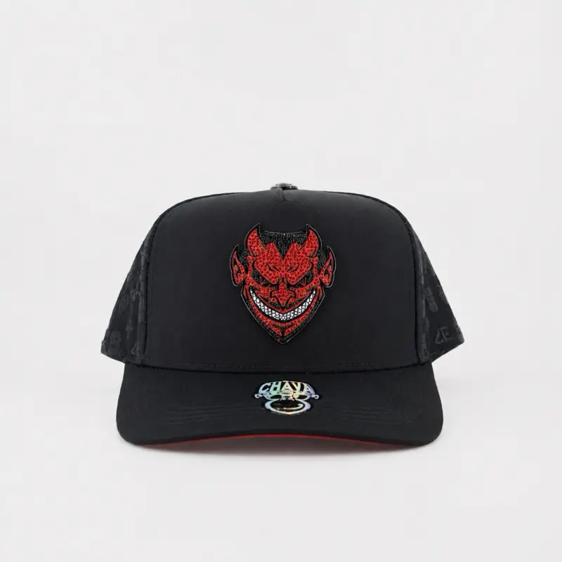 Gorra Tropa del Infierno Chava Hats - High-Quality Baseball Cap with Black Cross Design
