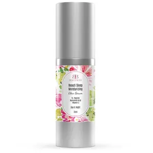 Beauti Sleep Anti-Aging Overnight Glow Serum – Matrixyl Peptides, Argireline, Hyaluronic Acid + Vitamin C to Hydrate, Smooth Fine Lines & Brighten Dull Skin
