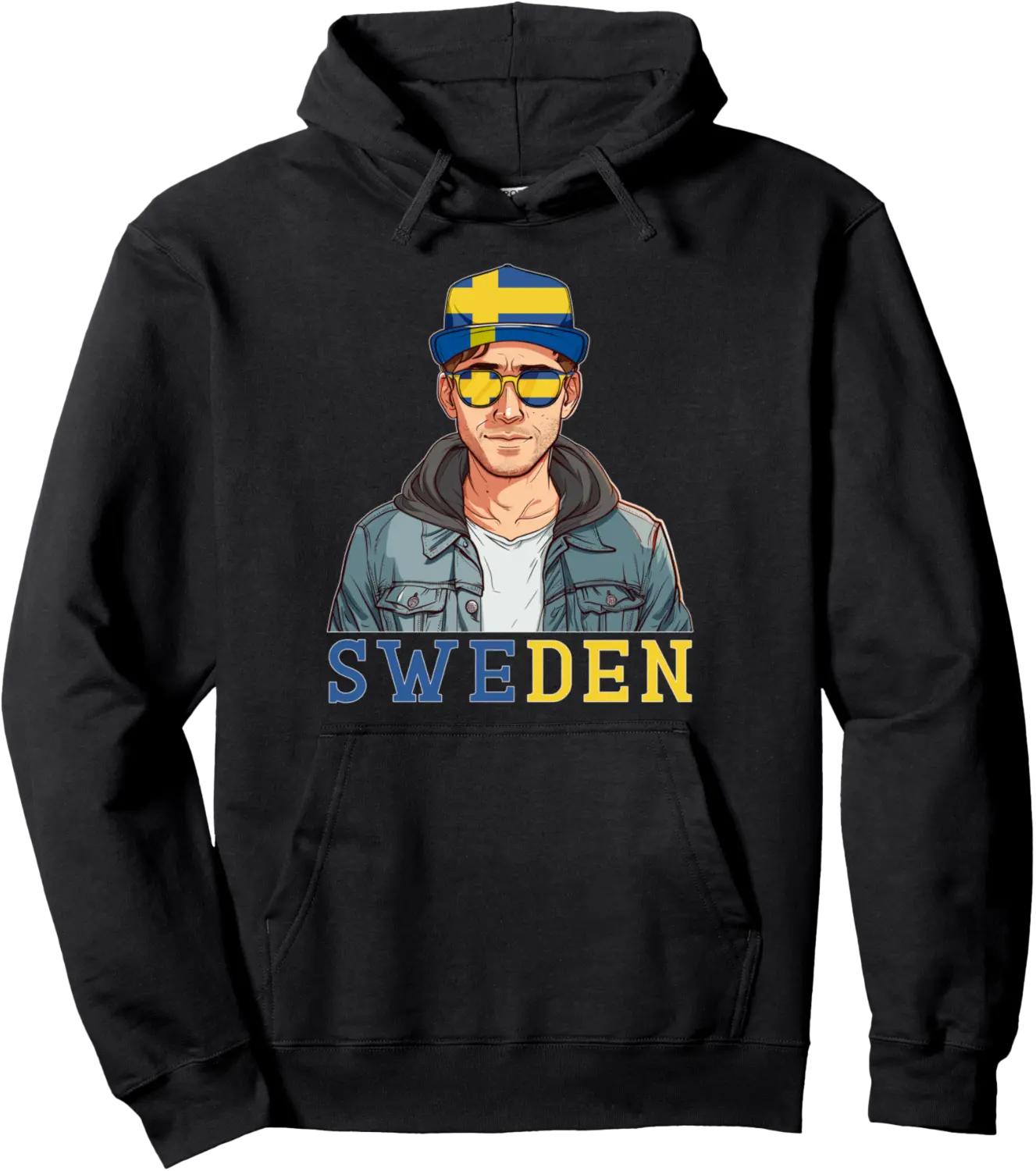 Sweden Flag Souvenirs Man Uniform Country Swedish Pullover Hoodie - Nestorporas Shop 89B0DJK4V2MJ
