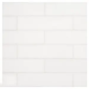 Celestial White 2x8 Polished/Honed Marble Subway Tile Sample