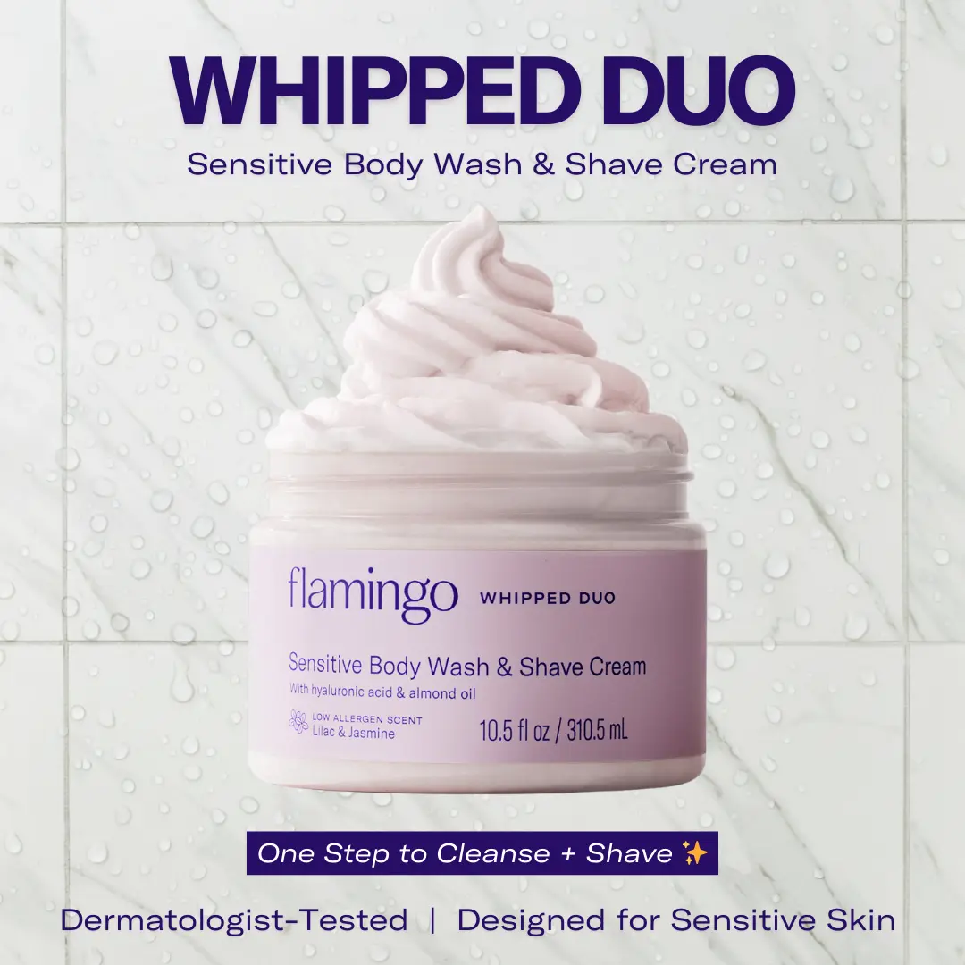 Flamingo Whipped Duo Sensitive Body Wash & Shave Cream Flamingo Whipped Duo Sensitive Body Wash & Shave Cream
