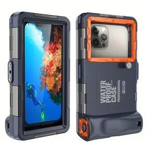 Waterproof Phone Case for Iphones & Samsungs, Ideal for Dive/snorkel Adventures, Fits Devices Under 6.9 Inches, Perfect for Photos/videos
